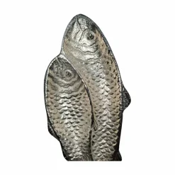 10.5" Silver Metal Fish Tray by Ashland®
