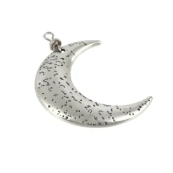 Silver Metal Moon Pendant by Bead Landing™