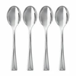 Silver Plastic Mini Spoons by Celebrate It™, 24ct.