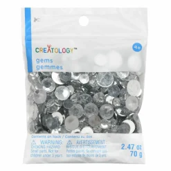 Silver Round Mix Gems by Creatology™