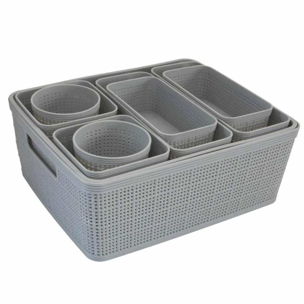 Simplify 10-Piece Organizing Basket Set