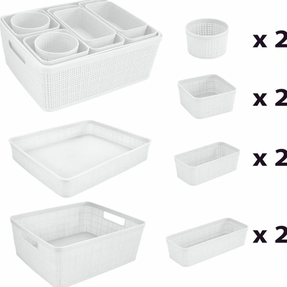 Simplify 10-Piece Organizing Basket Set