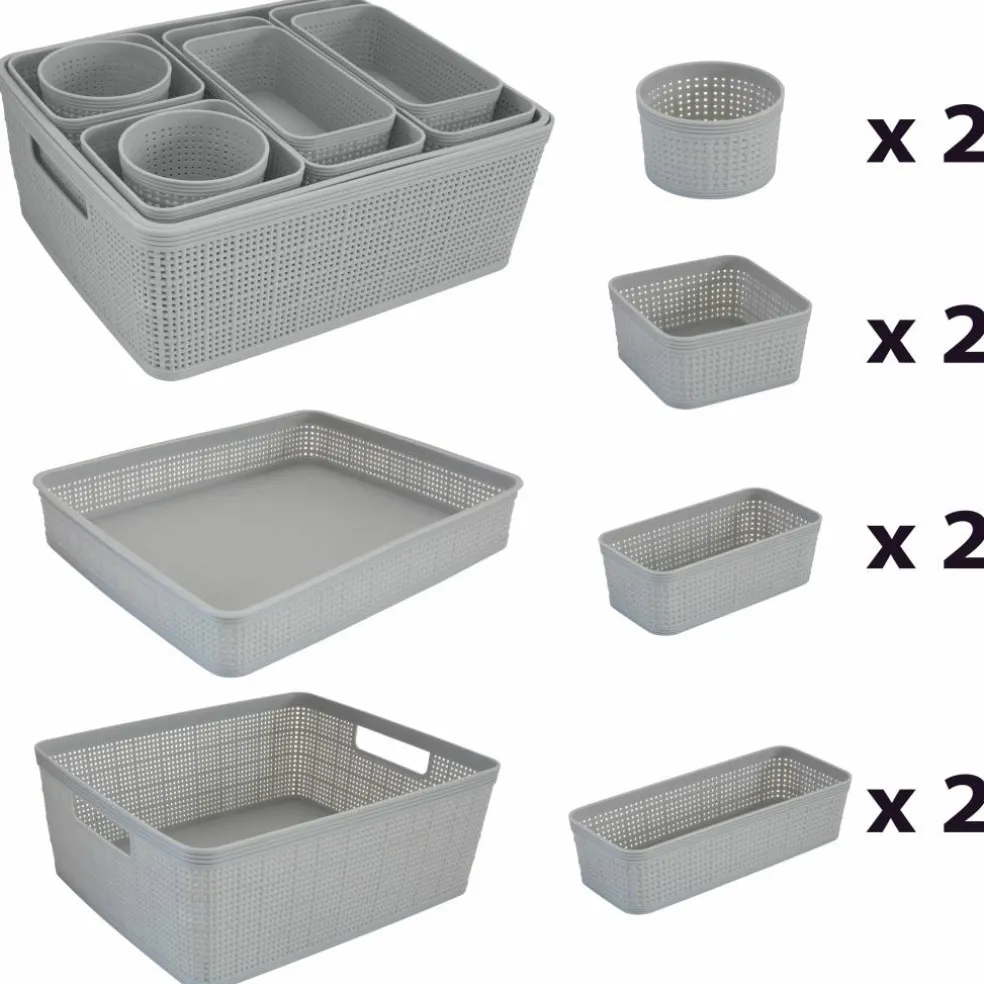 Simplify 10-Piece Organizing Basket Set