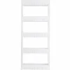 Simplify 5-Tier Slim Slide-Out White Storage Cart