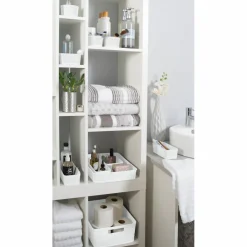 Simplify White Square Organizing Baskets, 6ct.