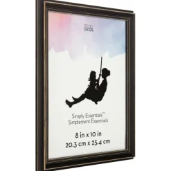 Simply Essentials™ Distressed Black Wood Frame by Studio Décor®