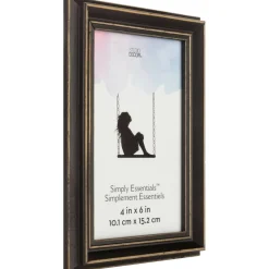 Simply Essentials™ Distressed Black Wood Frame by Studio Décor®