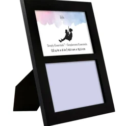 Simply Essentials™ 2 Opening 4" x 6" Black Collage Frame by Studio Décor®