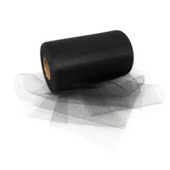 SINGER® Black Tulle Fabric Roll, 6" x 100yd.