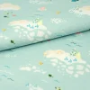SINGER Christmas Clouds Cotton Print Fabric