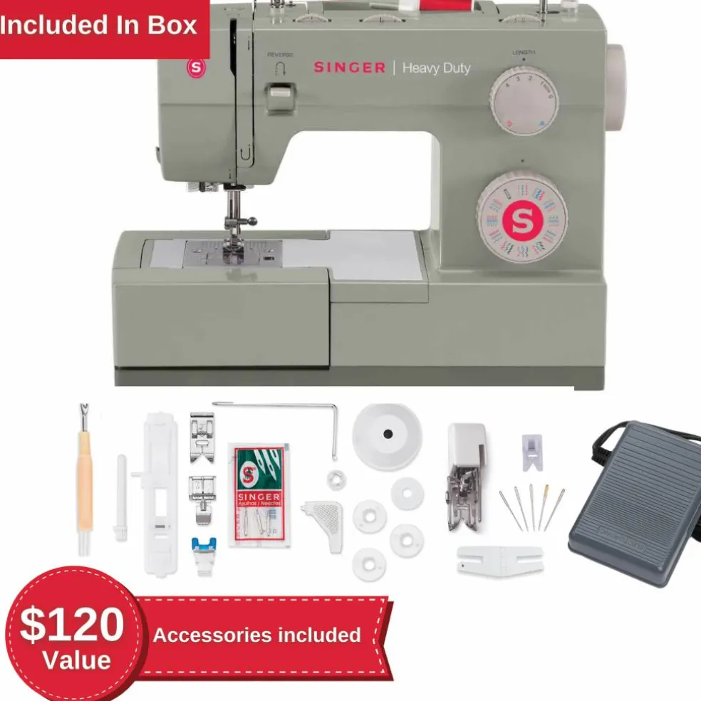 SINGER® HD4452 Heavy Duty Sewing Machine