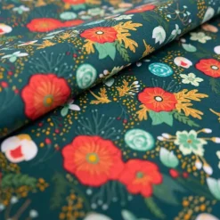 SINGER Nordic Floral Print Cotton Fabric