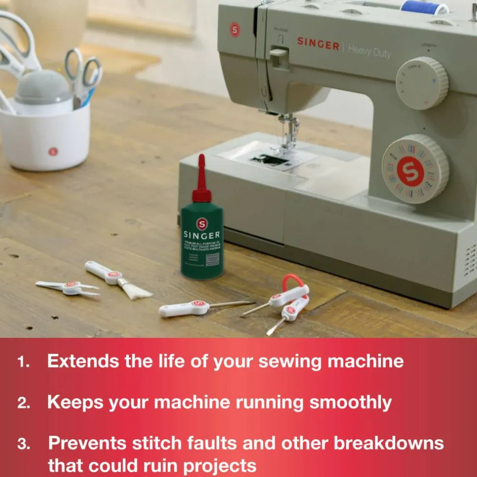 SINGER® 3.38oz. Premium All-Purpose Sewing Machine Oil