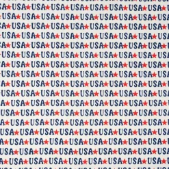 SINGER Starred USA Print Ringspun Cotton Fabric