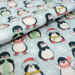 SINGER 1yd. Penguins Print Cotton Fabric