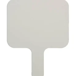 Single-Sided Rectangular Dry Erase Answer Paddle, 8" x 9.75", Single