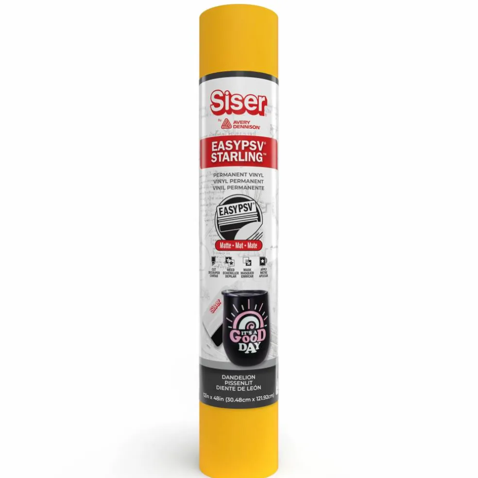 Siser® EasyPSV® Starling™ Matte Permanent Adhesive Vinyl by Avery Dennison