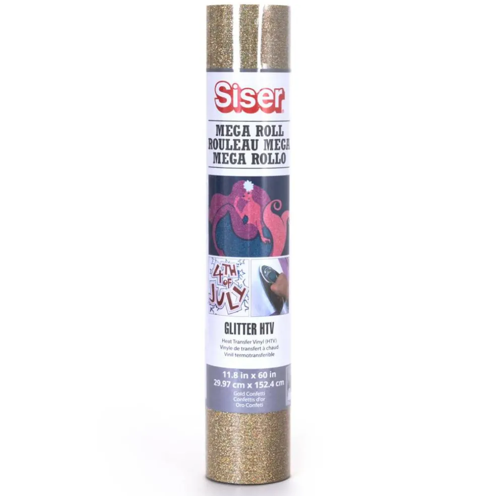 Siser® Glitter Heat Transfer Vinyl Mega Roll