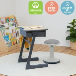 Sitwell Wobble Stool with Cushion, Adjustable Height, Active Seating