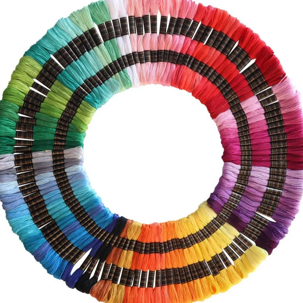 122 skeins Embroidery Floss - Embroidery Thread - Friendship Bracelet String for Cross Stitch, Hand Embroidery, String Art