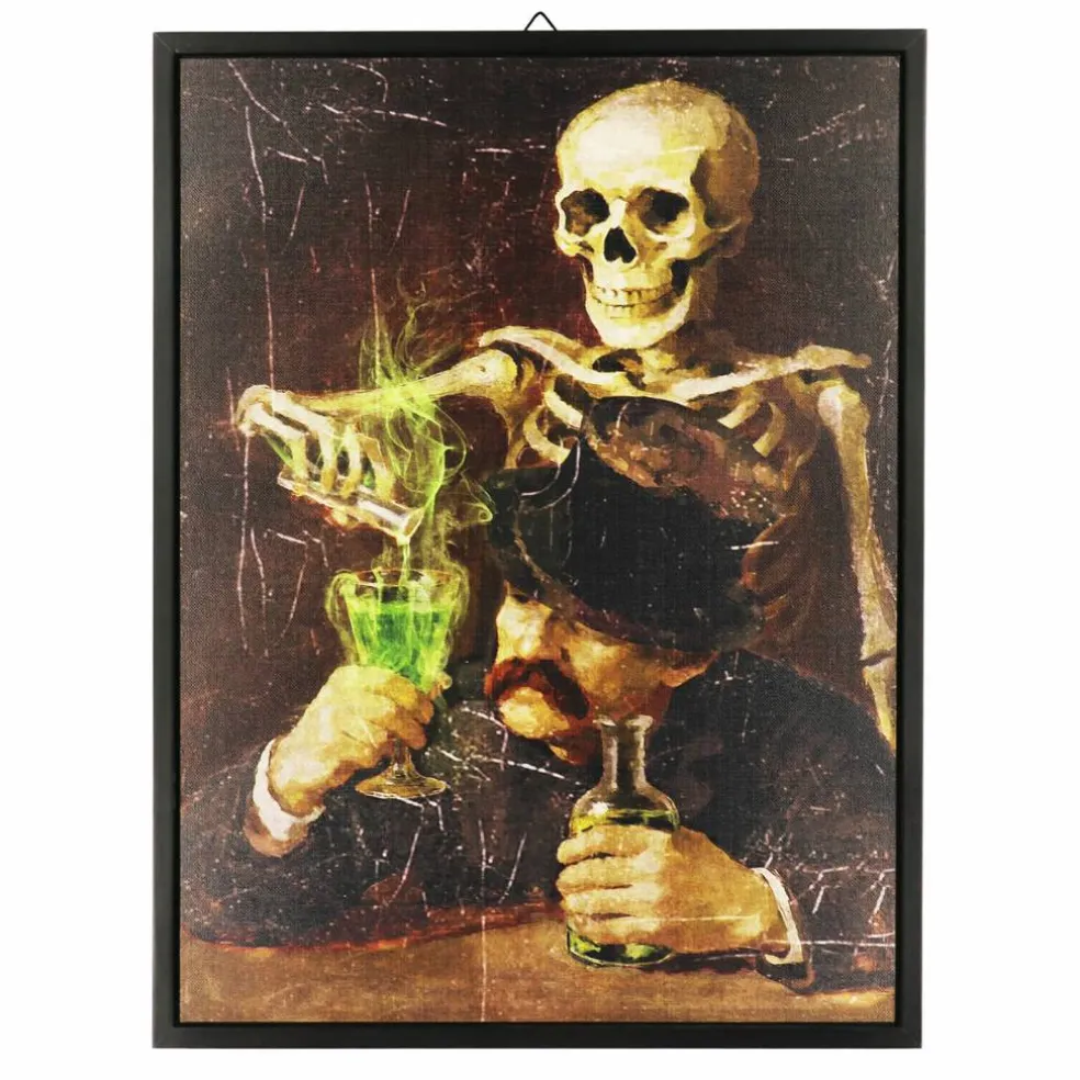 Skeleton & Absinthe Framed Wall Décor by Ashland®