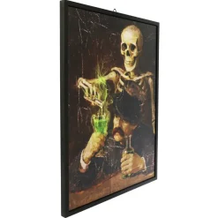 Skeleton & Absinthe Framed Wall Décor by Ashland®