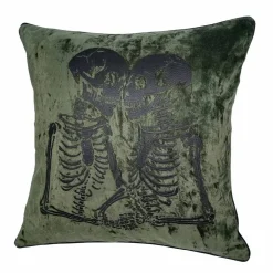 18" Skeleton Couple Pillow by Ashland®