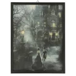 Skeletons & Haunted House Framed Wall Décor by Ashland®