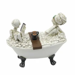 6.7" Skeletons with Bathtub Tabletop Décor by Ashland®