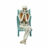 7.5" Skeleton with Beach Chair Tabletop Décor by Ashland®