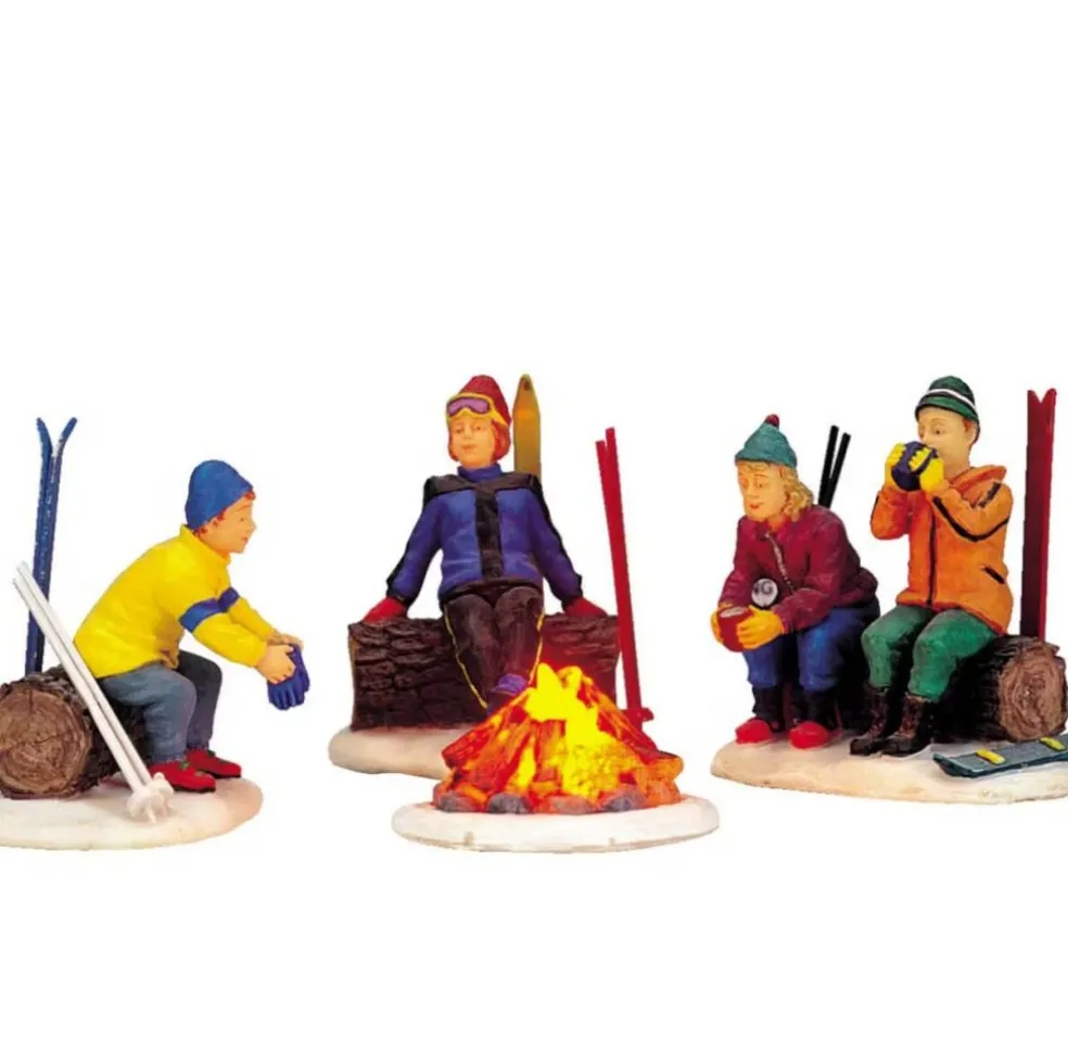 Skiers' Camp Fire - Lemax
