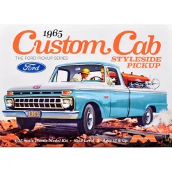 Skill 3 Model Kit 1965 Ford Custom Cab Styleside Pickup Truck 1/25 Scale Model by Moebius