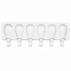 Skull Cakesicle Mold – Halloween Silicone Popsicle & Chocolate Mold