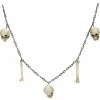 62.75" Skulls & Bones Halloween Garland – Hanging Chain Decoration