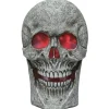 Skull With Light And Sound For Halloween Decoration 24" Length