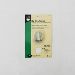 Slip-Stop Thimble - size Large - Dritz for Quilting and Sewing 1 piece