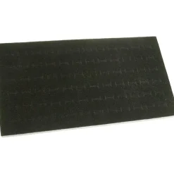 72 Slot Black Ring Pad Display & Jewelry Travel Case