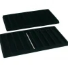 20 Slot Bracelet & Watch Display Tray Black Showcase