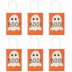 Small Boo Ghost Gift Bags, 6ct. by Celebrate Itâ„¢