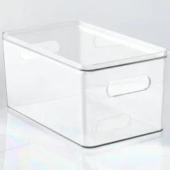 Small Clear Stacking Plastic Bin with Lid by Simply Tidy®