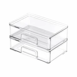 Small Clear Stacking Plastic Drawer by Simply Tidy®