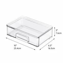 Small Clear Stacking Plastic Drawer by Simply Tidy®