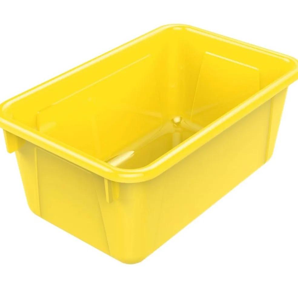 Small Cubby Bin, Yellow