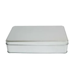 Small Square Silver Tin Container By Celebrate It™