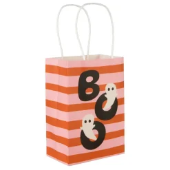 Small Striped Boo Gift Bags, 6ct. by Celebrate It™
