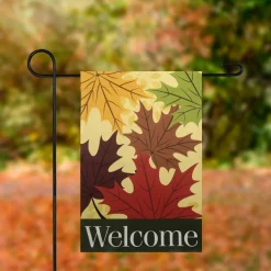 Small Welcome Autumn Harvest Garden Flag