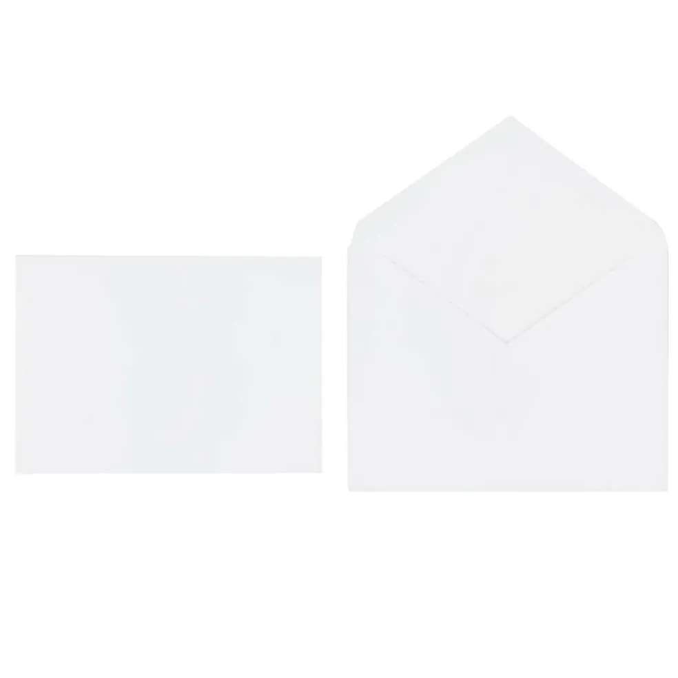 Small White Cards & Envelopes by Recollections®, 4" x 5.5"