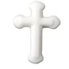 Small White Cross Icing Cupcake Topper 1.25 in 6-Count