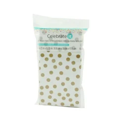 Small White & Gold Treat Bags By Celebrate It™