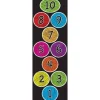 Smart Poly™, The Original Fun Mat™, Mat Runner, 15.5" x 47", Numbers 1-10, Colored Chalk Circles